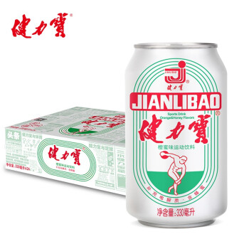 健力宝 国潮1984经典罐橙蜜味运动碳酸饮料330ml*24